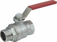 Кран шаровой Gekon 2", ВР-НР, красн. рычаг, хром